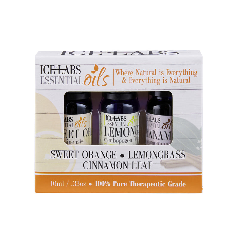IceLabs Sweet Orange 3 Pack Essential Oil