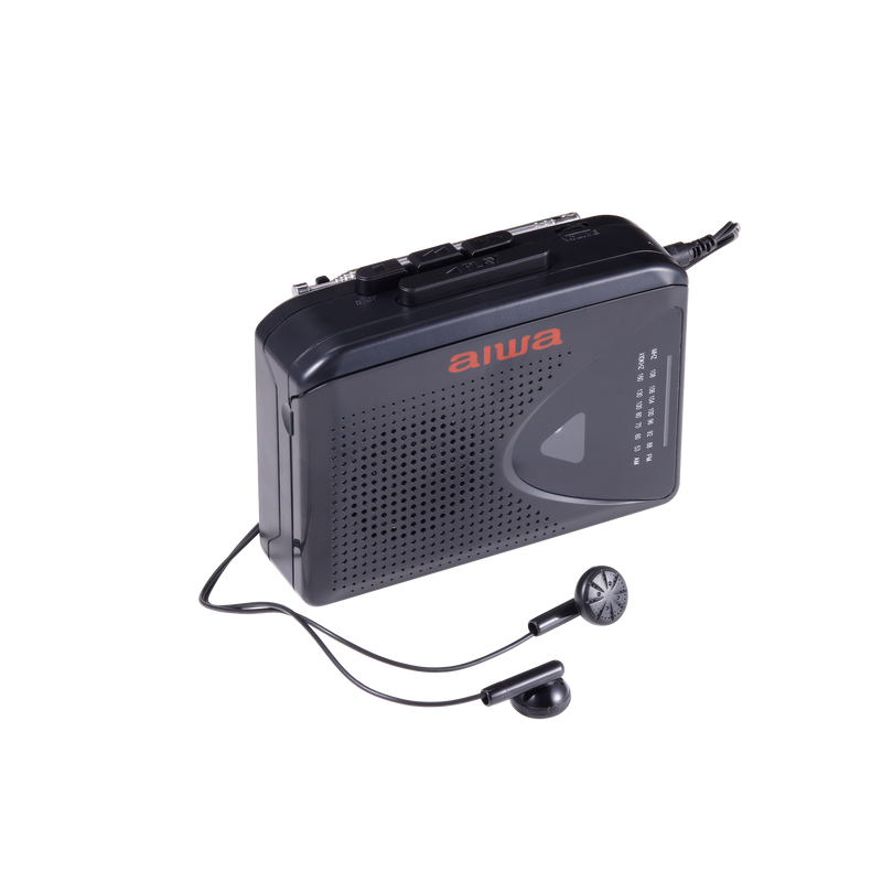 AIWA-CASSETTE PLAYER&EARBUDS