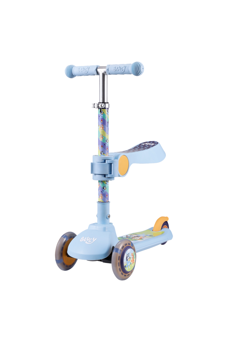 Bluey-Tilt n Turn Scooter with Knee RestLUW,LUD,LUTbar,Adjus
