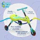 Mookie Scuttlebug Firefly Ride-On with Motion-Powered Light-Up Wheels – Foldable and Lightweight