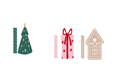 Novelty Holiday Claw Clip