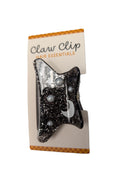 Black Stars hair clip