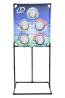 Spalding Football Target Trainer Set with 4 Foam Balls – Throwing Accuracy Game for Teens & Adults for Indoor/Outdoor Practice with carry bag