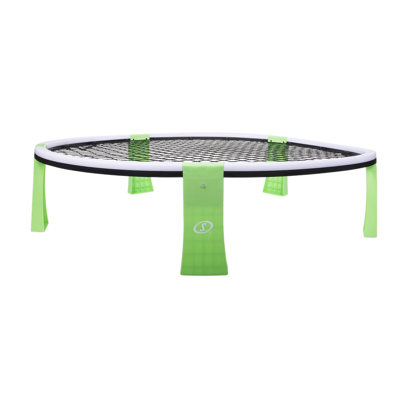 Spalding LED Light-Up Trampoline Net Game Set with 2 Glowing Balls – Outdoor Smash Bounce Game for Teens & Adults, Portable with Carry Bag