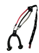Bally Total Fitness Doorway Triceps Crunch with 6 Door Anchors, 7 Resistance Levels & 3 Quick‑Release Bands