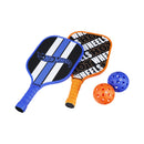 Hot Wheels 7-Piece Pickleball Set - 2 Wood Paddles, 4 Pickleballs & Carry Bag Case