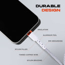 Griffin 6FT USB-C to USB-C Charge/Sync Cable, 60W Fast Charging, Ultra Durable with Nylon Braiding, 30,000 Bend Lifespan