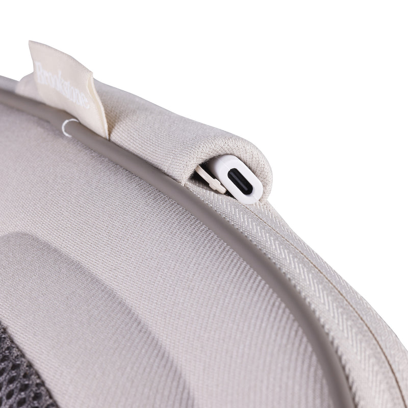 Brookstone-CORDLESS&RECHARGEABLE SHIATSU&HEATING MASSAGE PILLOW