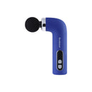 Brookstone Compact Cordless Percussion Massager – Rechargeable with 9 Speeds, 4 Heads & LED Display