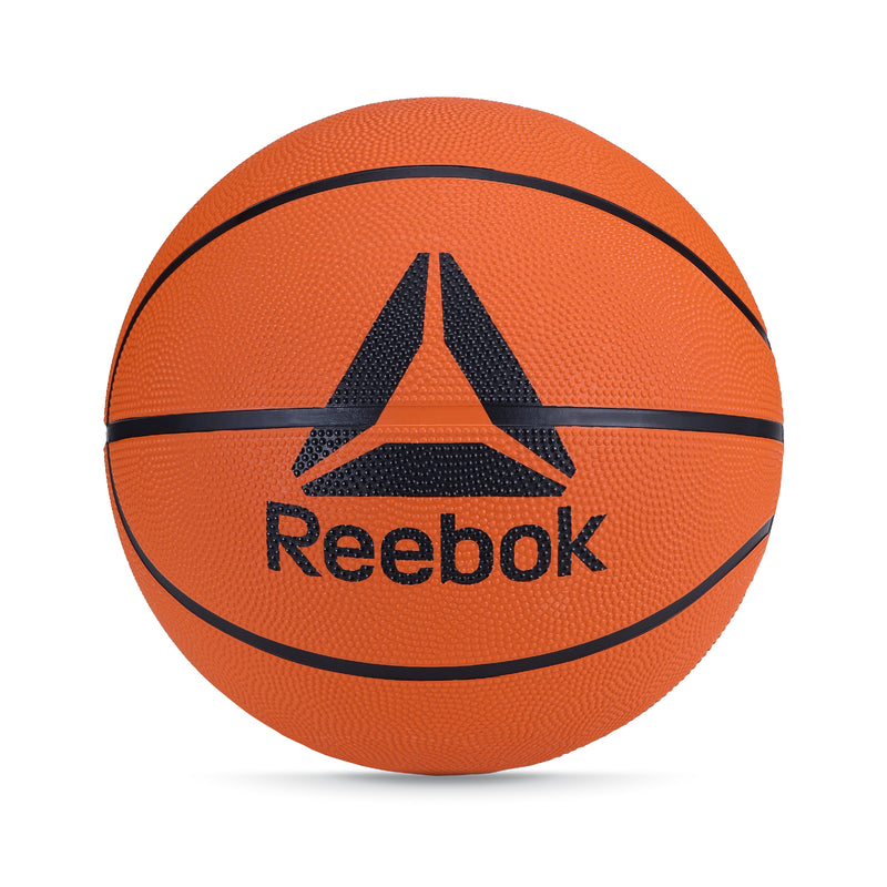 Reebok Sponge Cushion Basketball Kit – Official Size 7 Sponge Cushion Basketball with Dual Action Hand Pump & Breathable Mesh Ball storage Bag