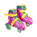 Barney Kids Trainer Skates - Light Up Wheels, ABEC 5 Bearings, Durable PVC Material