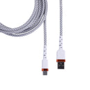 Griffin 6FT Ultra Durable USB-A to USB-C Charge/Sync Cable, Fast Charging, 30,000 Bend Lifespan, Nylon Braided, Black or White