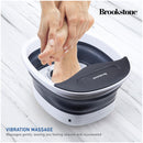 Brookstone-COLLAPSIBLE ELECTRIC FOOTBATH