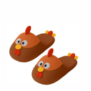 Adult Thanksgiving Slippers- Turkey