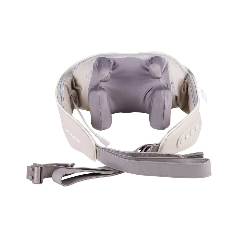 Brookstone-CORDLESS&RECHARGEABLE TRAPEZIUS SHIATSU MASSAGER