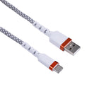 Griffin 6FT Ultra Durable USB-A to USB-C Charge/Sync Cable, Fast Charging, 30,000 Bend Lifespan, Nylon Braided, Black or White