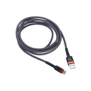 Griffin 6FT Ultra Durable USB-A to USB-C Charge/Sync Cable, Fast Charging, 30,000 Bend Lifespan, Nylon Braided, Black or White