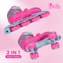 Barbie 2-in-1 Skates with Light Up Wheels (12-2)