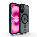 Incipio Velocity+ for MagSafe for iPhone 16 Plus with Lens Protection - Clear/Black