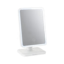 Ladies Beauty-Mirror-Brookstone-Light-Up Vanity Wireless Mirror With Speaker