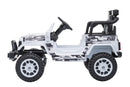 12V Power Wheels Camo Jeep, White