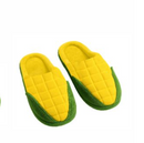 Adult Thanksgiving Slippers- Corn
