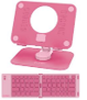 Incipio Pink Bluetooth Foldable Keyboard and Tablet Stand Set