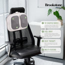 Brookstone-CORDLESS&RECHARGEABLE SHIATSU&HEATING MASSAGE PILLOW
