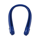 Air Ventilation-BLUE NECK FAN-Brookstone-Portable Neck Fan With Cooling Led Light