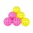 Paris Hilton Pickleballs 6 Pack 40 Hole Aerodynamic Design USA Approved