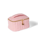Sherpa Makeup Bag - pink