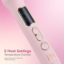 CURLING IRON WITH TEMP CONTROL LCD DISPLAY