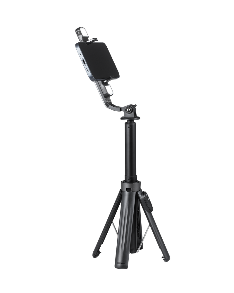DUAL LED LIGHTS QUAD TRIPOD SELFIE STICK
