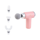Paris Hilton Deep Relief Percussion Massager with 4 Heads, 6 Intensity Levels & USB‑C Rechargeable Battery