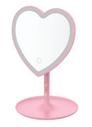 HEARTED LIGHTED MIRROR