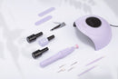 ELLE Deluxe All‑In‑One Gel Manicure Set with Gel Polish, Nail Shaper