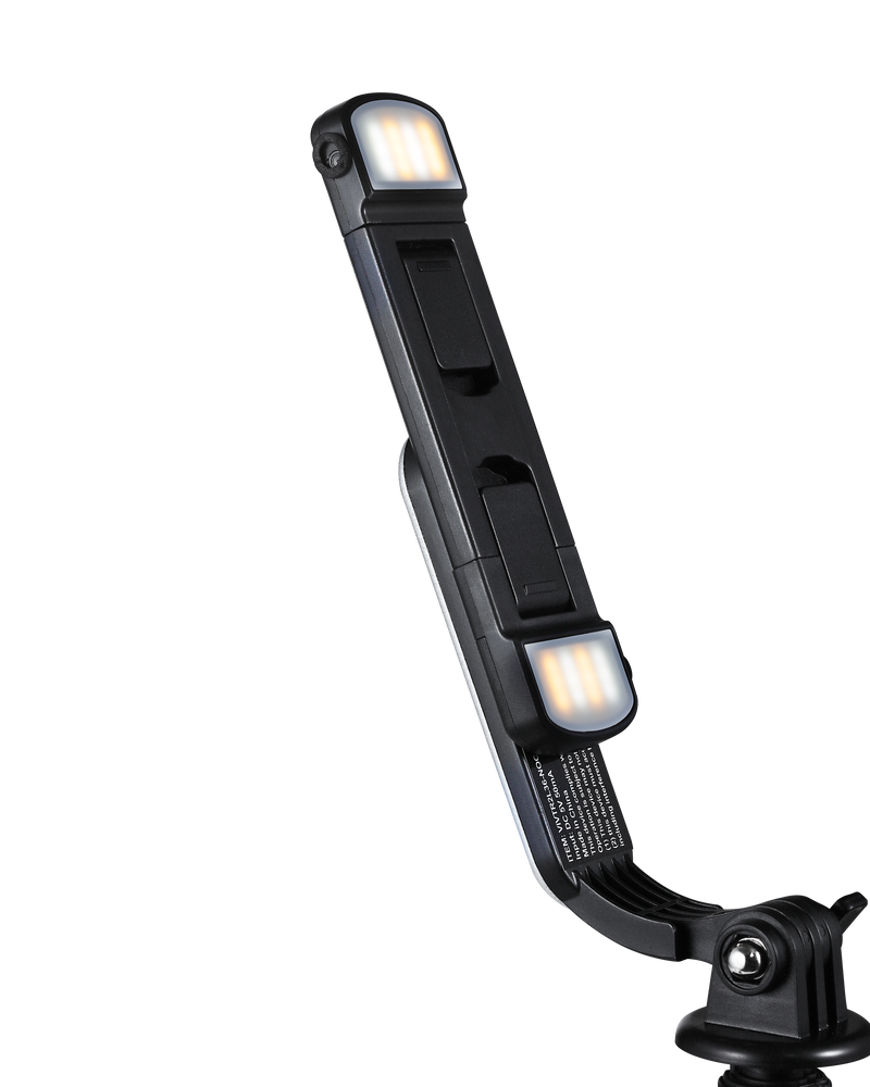 DUAL LED LIGHTS QUAD TRIPOD SELFIE STICK