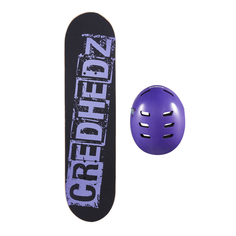 CredHedz 31" Llama Skateboard and Helmet