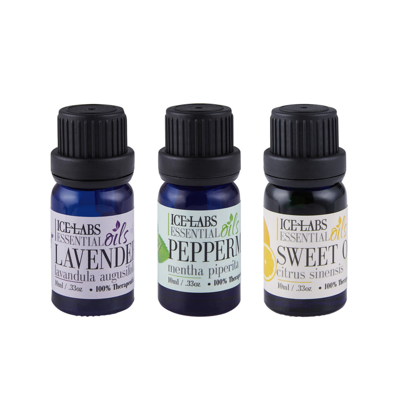 IceLabs Peppermint 3 Pack Eseential Oils