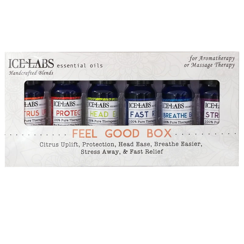 IceLabs Feel Good Box 6 Pack Essential Oils