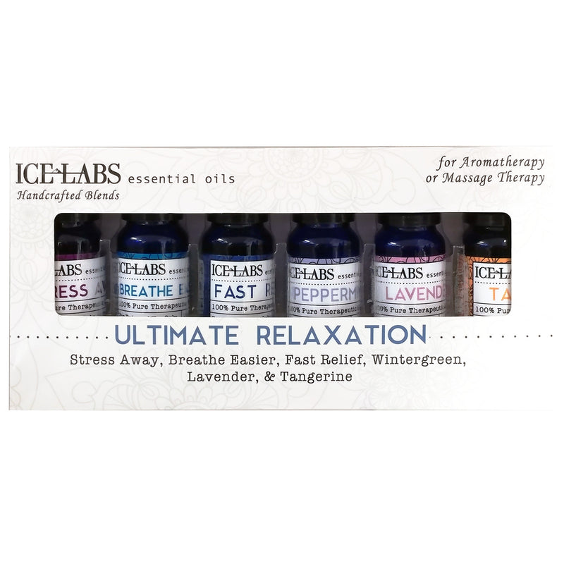 IceLabs Ultimate Relaxation 6 Pack Essential Oils