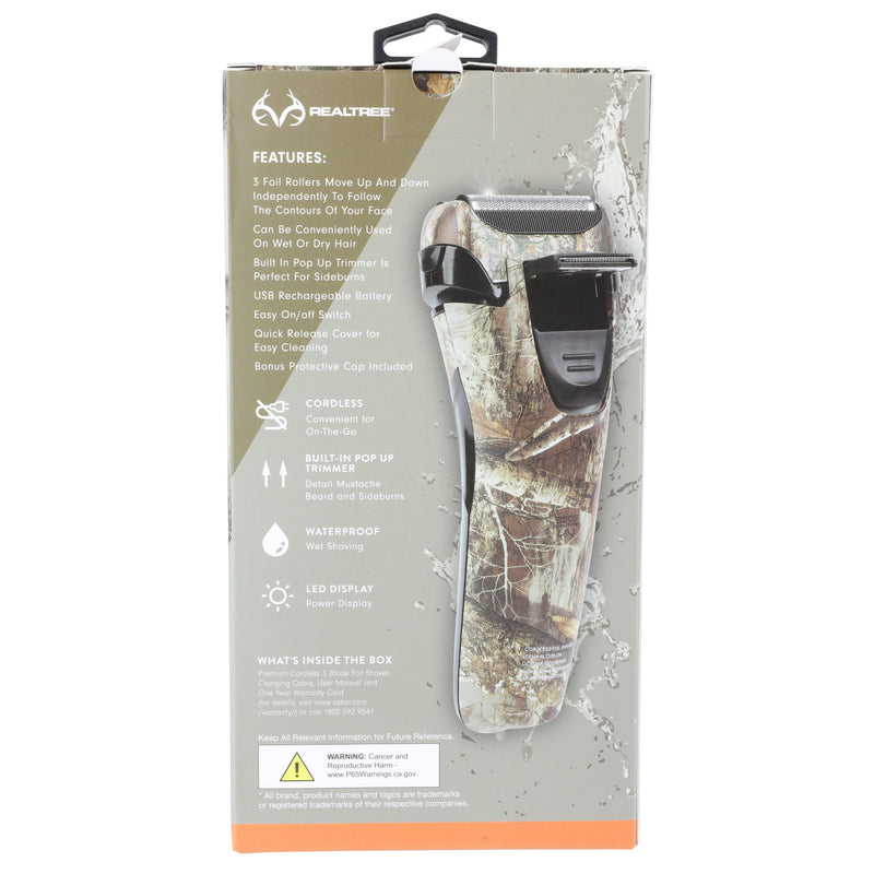 Real Tree Premium Cordless Foil Shaver